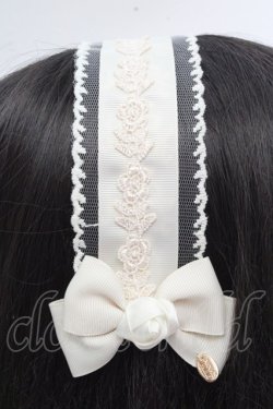 画像3: m petit by misako / AM*NIヘッドドレスA  アイボリー O-26-03-14-051-LO-AC-OW-OS