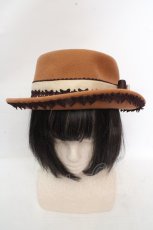 画像2: Innocent World / リボンレースハット 57cm シナモン×ショコラ O-26-03-14-052-IW-AC-OW-OS (2)