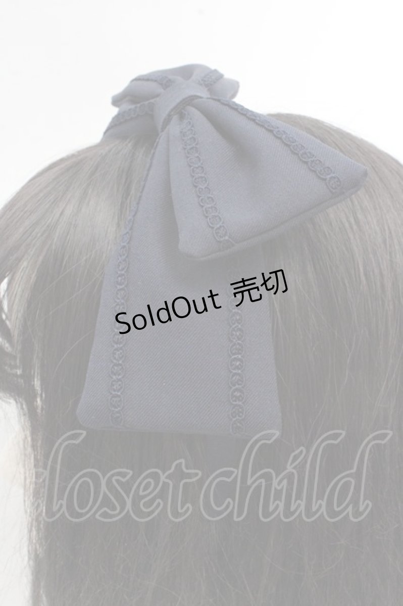 画像3: Amavel / ブレードリボンカチューシャ  ネイビー O-26-03-14-053-CA-AC-OW-OS (3)