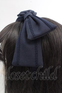 画像3: Amavel / ブレードリボンカチューシャ  ネイビー O-26-03-14-053-CA-AC-OW-OS