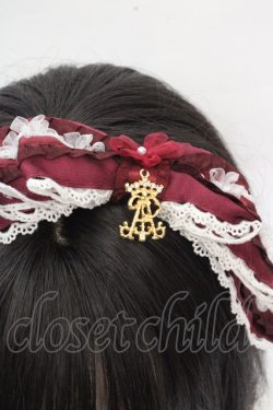 画像2: ALICE and the PIRATES / ナターシャリボンカチューシャ  ボルドー O-26-03-14-054-PA-AC-OW-OS