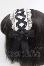 画像3: Amavel / Dark Chember Maidヘッドドレス  クロ O-26-03-14-055-CA-AC-OW-OS (3)