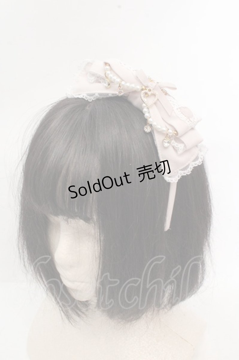 画像1: LIZ LISA / ティアラビジューリボンカチューシャ  ピンク O-26-03-14-056-LO-AC-OW-OS (1)