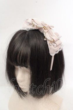 画像1: LIZ LISA / ティアラビジューリボンカチューシャ  ピンク O-26-03-14-056-LO-AC-OW-OS