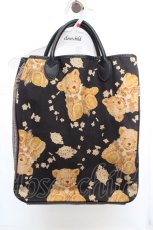 画像1: PINK HOUSE / テディチェック縦型バッグ  クロ O-26-03-14-006-LO-BG-IG-ZT273 (1)