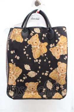 画像1: PINK HOUSE / テディチェック縦型バッグ  クロ O-26-03-14-006-LO-BG-IG-OS