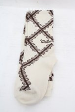 画像3: metamorphose / Secret EDENオーバーニー  ベージュ×ブラウン O-26-03-14-058-ME-ZA-OW-OS (3)