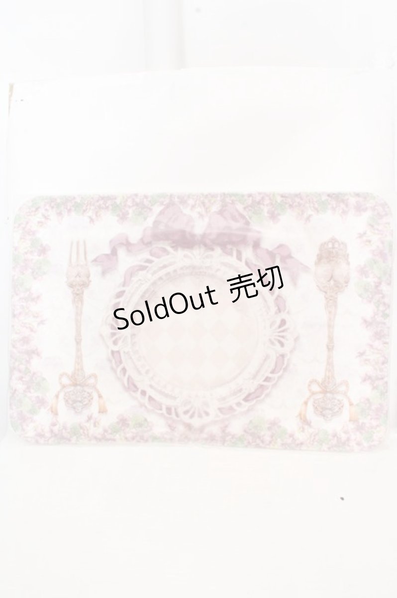 画像1: Enchantlic Enchantilly / フロアーマット  すみれの花園（アイボリー×バイオレット） O-26-03-14-059-LO-ZA-OW-ZT428 (1)