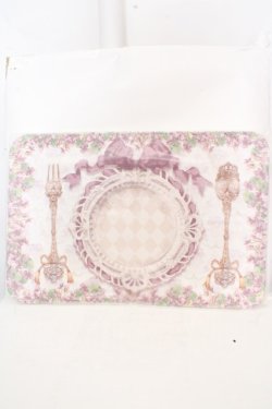 画像1: Enchantlic Enchantilly / フロアーマット  すみれの花園（アイボリー×バイオレット） O-26-03-14-059-LO-ZA-OW-OS