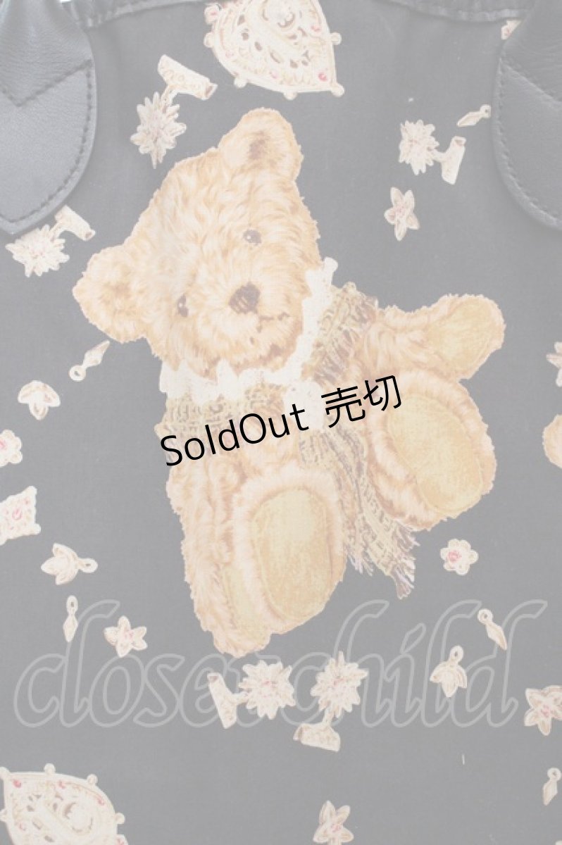 画像2: PINK HOUSE / テディチェック縦型バッグ  クロ O-26-03-14-006-LO-BG-IG-ZT273 (2)