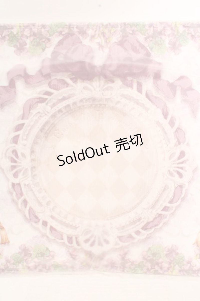 画像2: Enchantlic Enchantilly / フロアーマット  すみれの花園（アイボリー×バイオレット） O-26-03-14-059-LO-ZA-OW-ZT428 (2)