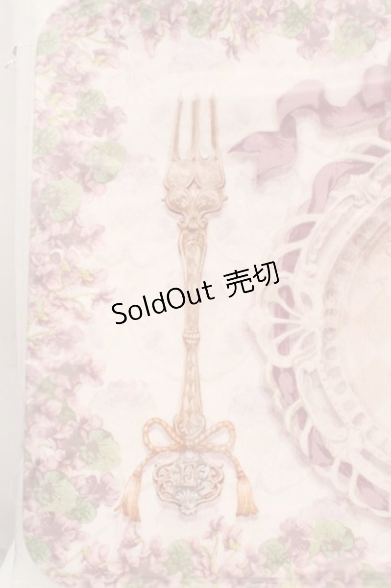 画像3: Enchantlic Enchantilly / フロアーマット  すみれの花園（アイボリー×バイオレット） O-26-03-14-059-LO-ZA-OW-ZT428 (3)