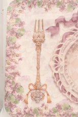 画像3: Enchantlic Enchantilly / フロアーマット  すみれの花園（アイボリー×バイオレット） O-26-03-14-059-LO-ZA-OW-ZT428 (3)