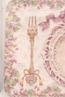 画像3: Enchantlic Enchantilly / フロアーマット  すみれの花園（アイボリー×バイオレット） O-26-03-14-059-LO-ZA-OW-OS