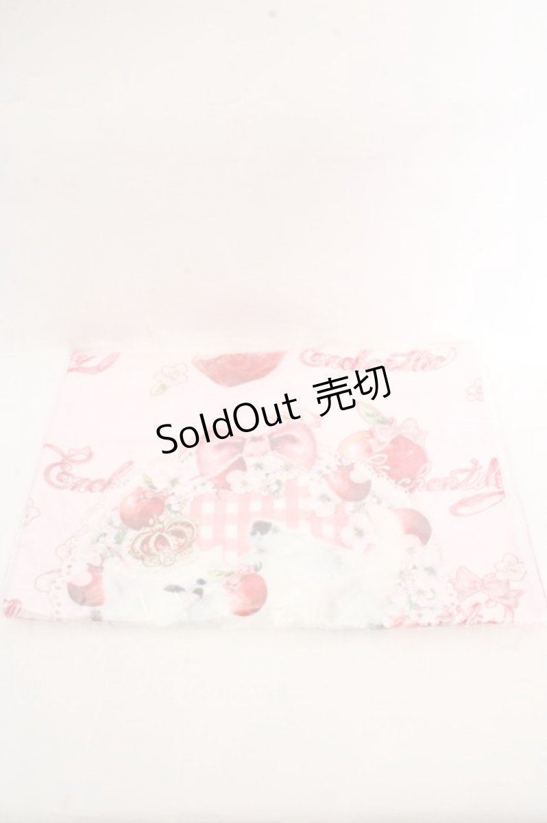 画像1: Enchantlic Enchantilly / 大判タオル  プリリリィ柄（シロ×ピンク） O-26-03-14-063-LO-ZA-OW-OS (1)