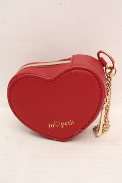 画像1: m petit by misako / ハートエコバッグ  ワイン O-26-03-14-065-LO-BG-OW-OS