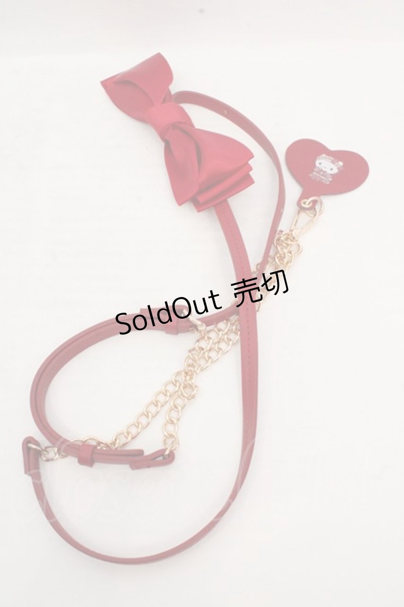 画像1: m petit by misako / サンリオコラボスマホショルダー  キティ（アカ） O-26-03-14-068-LO-ZA-OW-OS (1)