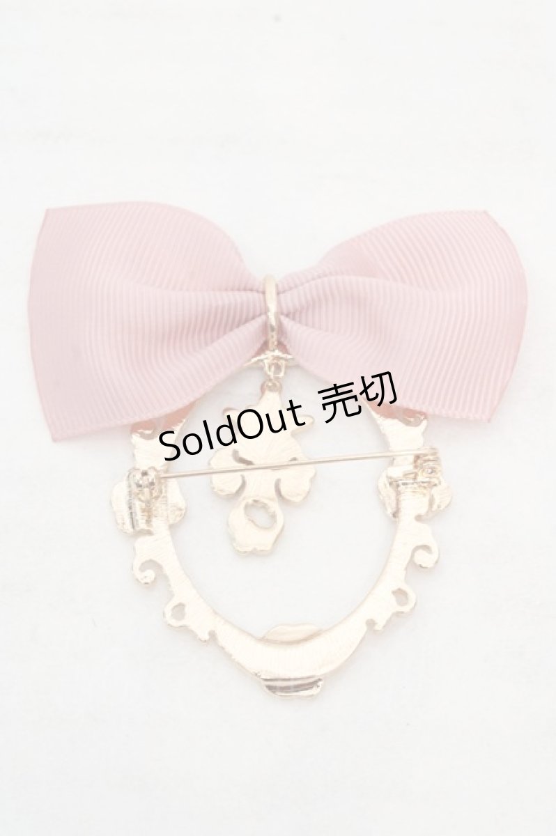 画像3: m petit by misako / AMクラウンビジューブローチ  ゴールド×ピンク O-26-03-14-069-LO-AC-OW-OS (3)