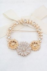 画像2: m petit by misako / AMフラワーリーフブローチ  ゴールド O-26-03-14-070-LO-AC-OW-ZT644-F005 (2)