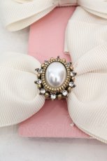 画像2: m petit by misako / AM3Pリボンクリップ  シロ O-26-03-14-074-LO-AC-OW-ZT644-F005 (2)