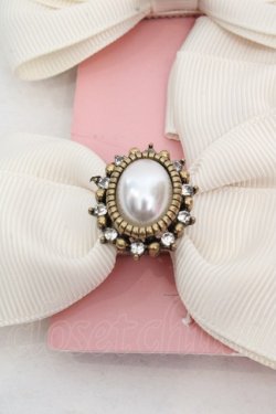 画像2: m petit by misako / AM3Pリボンクリップ  シロ O-26-03-14-074-LO-AC-OW-OS