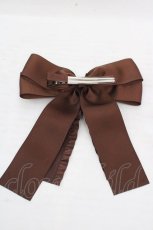 画像3: m petit by misako / TT*AMリボンクリップ  ブラウン O-26-03-14-076-LO-AC-OW-ZT644-F005 (3)