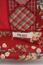 画像2: PINK HOUSE / ブーケ柄パッチワークポシェット  アカ O-26-03-14-085-LO-BG-IG-OS (2)