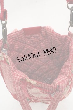 画像5: PINK HOUSE / ブーケ柄パッチワークポシェット  アカ O-26-03-14-085-LO-BG-IG-OS