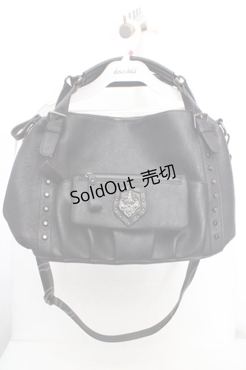 画像1: artherapie / カーラ ソフト2WAYボストンバッグ  ブラック O-26-03-14-008-GO-BG-IG-ZT273 (1)