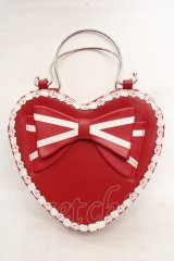 BABY,THE STARS SHINE BRIGHT / リボンハートBag  えんじ O-26-03-14-087-BA-BG-IG-OS