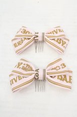 画像1: BABY,THE STARS SHINE BRIGHT / MY ANNIVERSARYリボンコーム  ピンク O-26-03-14-089-BA-AC-YM-OS (1)