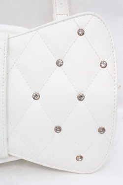 画像2: Angelic Pretty / キルティング宝石リボンバッグ  オフ O-26-03-14-010-AP-BG-IG-OS