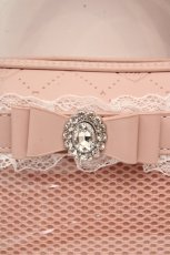 画像2: Alice Mashiro / MA*ゴウヒエンボスバッグ  ピンク O-26-03-14-012-PU-BG-IG-ZTK038 (2)