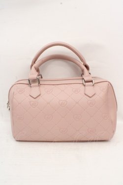 画像4: Alice Mashiro / MA*ゴウヒエンボスバッグ  ピンク O-26-03-14-012-PU-BG-IG-OS