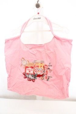 画像1: m petit by misako / 刺繍バッグ  ピンク O-26-03-14-013-LO-BG-OW-OS