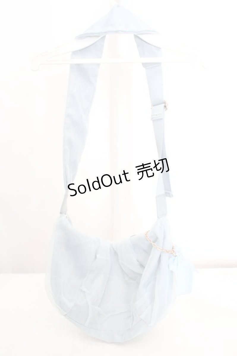 画像3: m petit by misako / AMチュールリボンショルダーバッグ  サックス O-26-03-14-014-LO-BG-OW-ZT0316P (3)