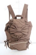 m petit by misako / TT AM リボンフラップ リュックサック  ブラウン O-26-03-14-015-LO-BG-OW-OS