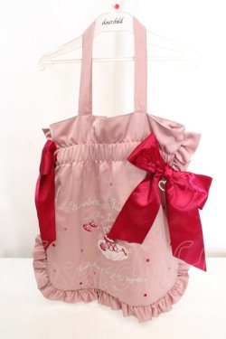 画像1: LIZ LISA / ストロベリーティーパーティートートバッグ  ピンク O-26-03-14-017-LO-BG-OW-OS