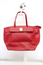 画像1: m petit by misako / AMリボン2wayバッグ  アカ O-26-03-14-021-LO-BG-OW-ZTK046 (1)