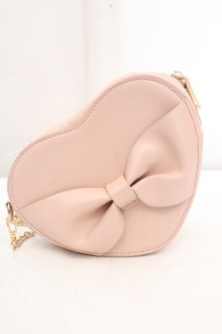 画像1: m petit by misako / ハートポシェット  ピンク O-26-03-14-022-0-BG-OW-OS