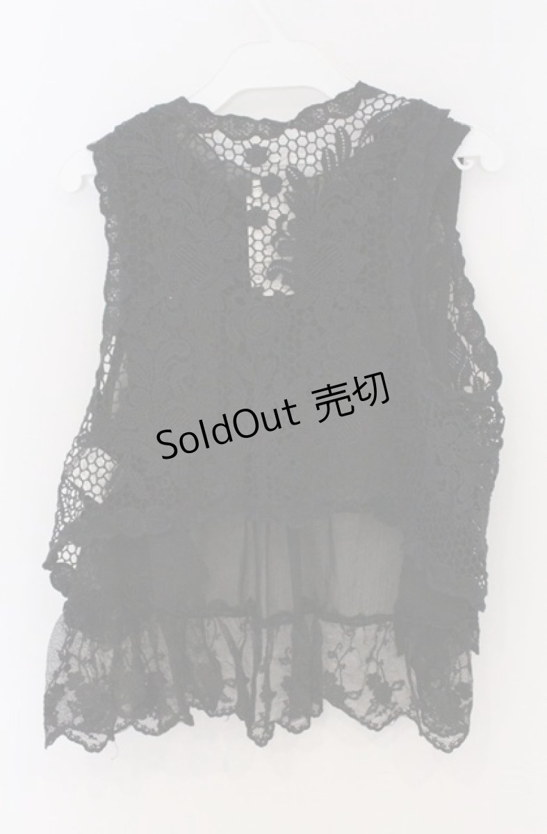 画像3: axes femme / レースベストセット M クロ O-26-03-16-037-AX-TO-IG-OS (3)