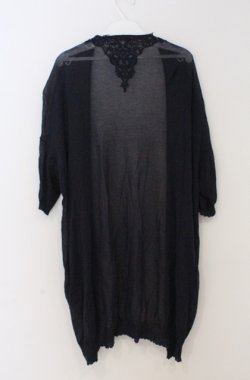 画像2: axes femme / ロングカーディガン  ネイビー O-26-03-16-039-AX-TO-IG-OS