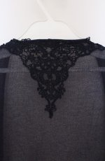 画像3: axes femme / ロングカーディガン  ネイビー O-26-03-16-039-AX-TO-IG-OS (3)