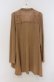 画像3: axes femme / 三つ編みデザインリブトッパー M キャメル O-26-03-16-041-AX-TO-IG-OS (3)