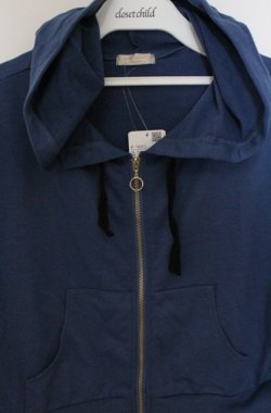 画像2: axes femme POETIQUE / チュールロングパーカー  ブルー O-26-03-16-045-AX-OP-IG-OS