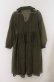 画像3: axes femme POETIQUE / 刺繍襟シアーロングコート M グリーン O-26-03-16-048-AX-OP-IG-OS (3)