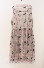 画像2: axes femme / 刺繍入りボウタイワンピース  ピンク O-26-03-16-050-AX-OP-IG-OS (2)