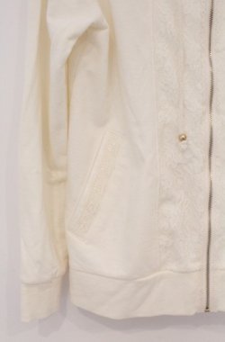 画像2: axes femme / バックチュールレースパーカー M アイボリー O-26-03-16-053-AX-TO-IG-OS