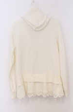 画像3: axes femme / バックチュールレースパーカー M アイボリー O-26-03-16-053-AX-TO-IG-OS (3)