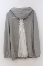画像3: axes femme / バックチュールパーカー  グレー O-26-03-16-054-AX-TO-IG-OS (3)